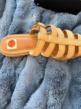 Dolce Vita Woven Slide Sandal - Tan